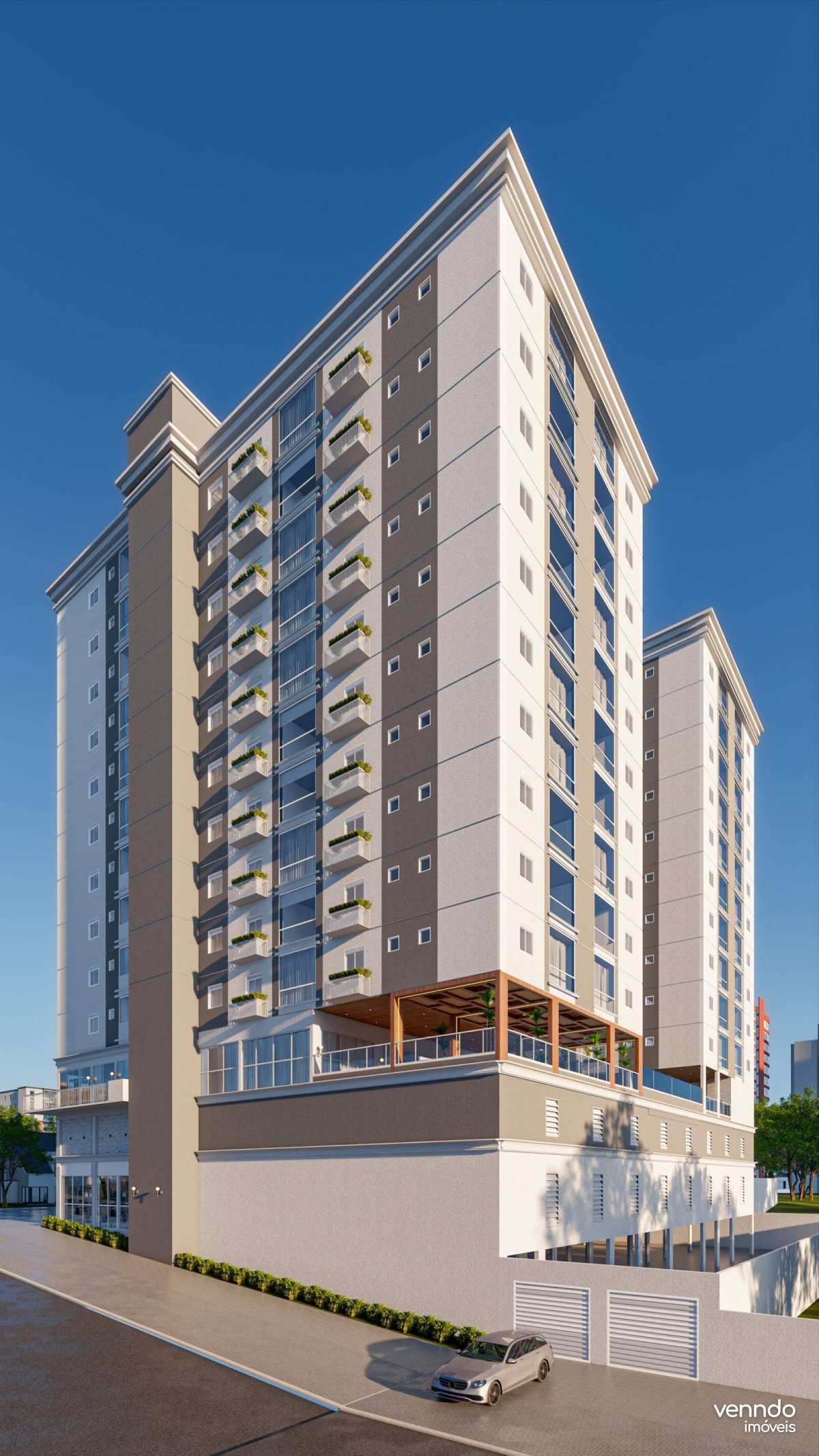  - APARTAMENTO NO ÁUREA RESIDENCIAL  com 61,46m² de área útil!
