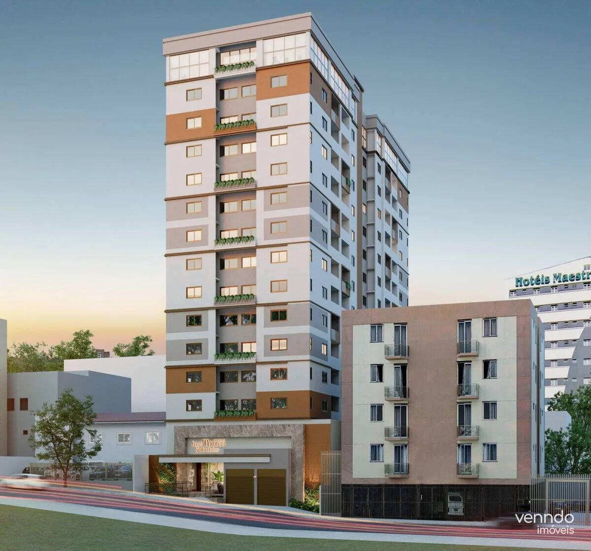 Apartamento de luxo à venda com 3 quartos, 80,08m² - Centro,Cascavel