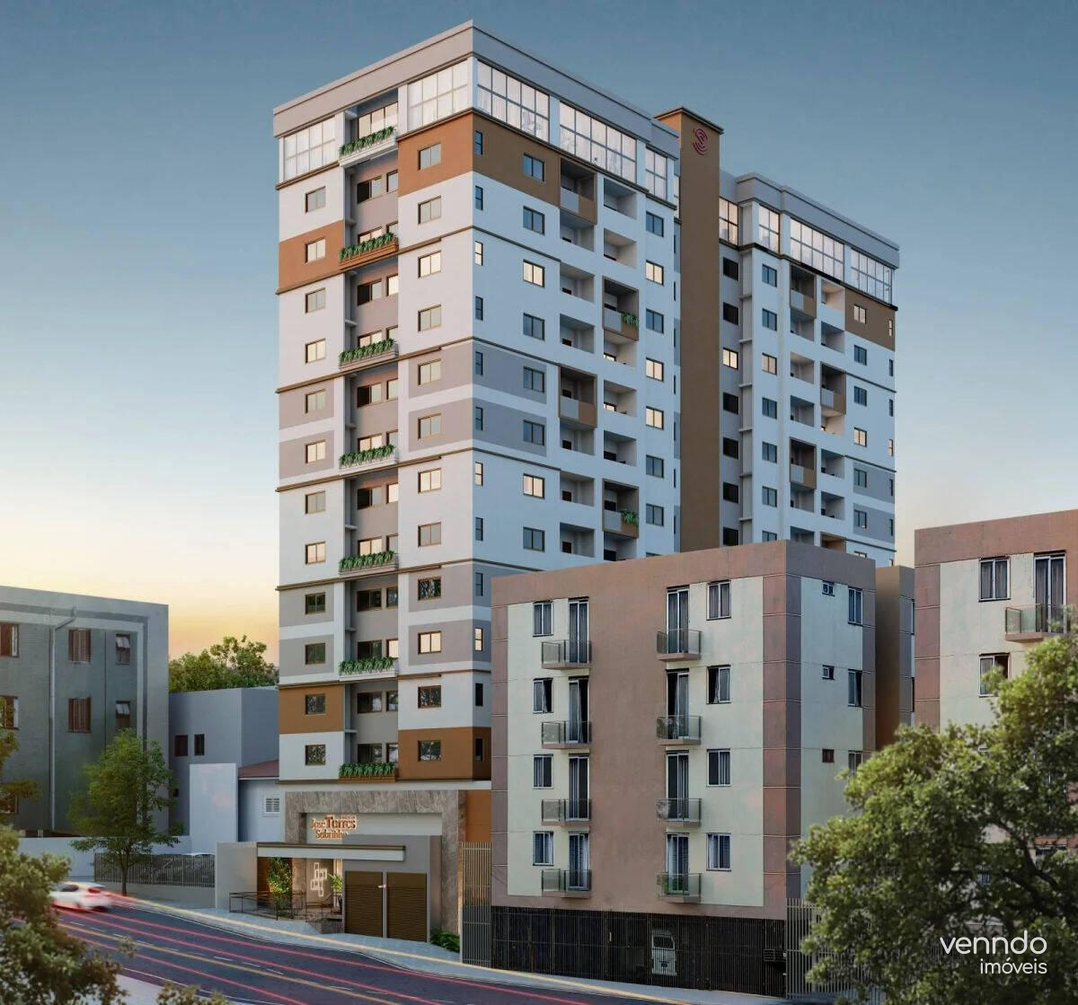 Apartamento de luxo à venda com 3 quartos, 80,08m² - Centro,Cascavel