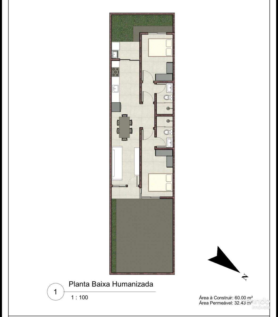 Casa à venda com 2 quartos, 60m² - Esmeralda,Cascavel