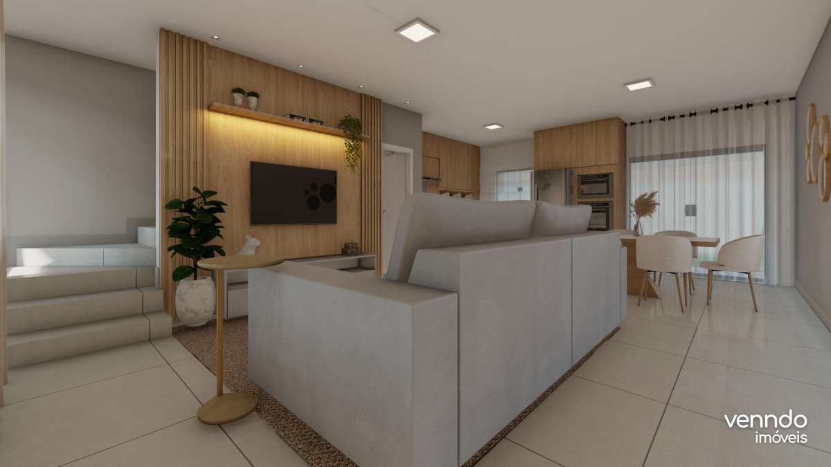 Sobrado à venda com 3 quartos, 86,35m² - Santa Cruz,Cascavel