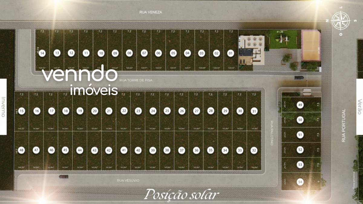 Lote em Condomínio à venda, 149,02m² - Cascavel Velho,Cascavel