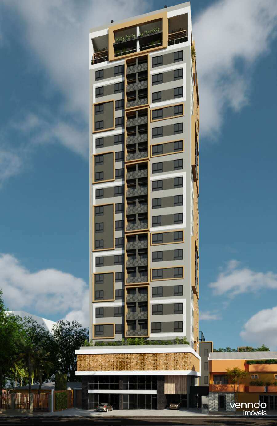 Apartamento à venda com 2 quartos, 84,93m² - Centro,Cascavel