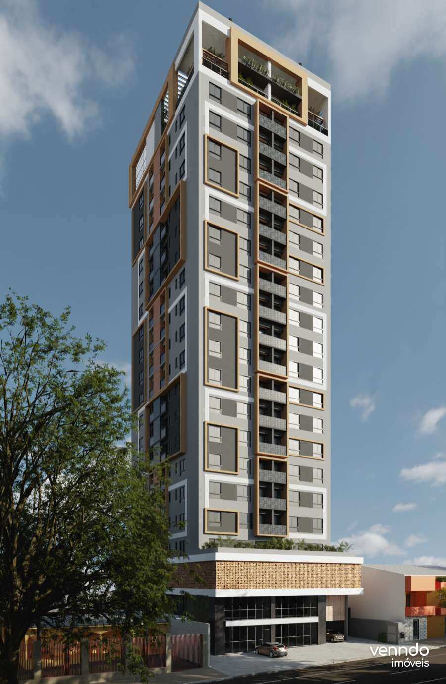 Apartamento à venda com 2 quartos, 84,93m² - Centro,Cascavel